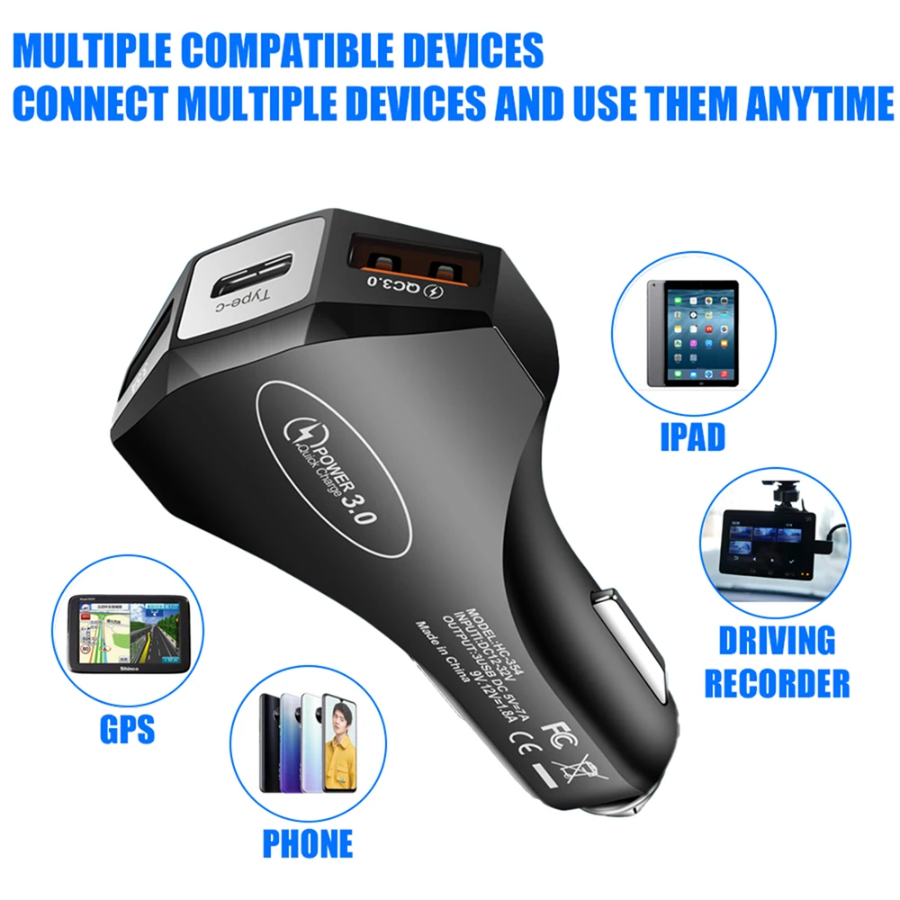 PD 35W 차량용 충전기 USB C타입 어댑터 고속 충전 액세서리 (모리스 가라지 MG MG3 MG5 MG6 MG7 ZS GT EZS EHS Phev RX5 ZT 용)