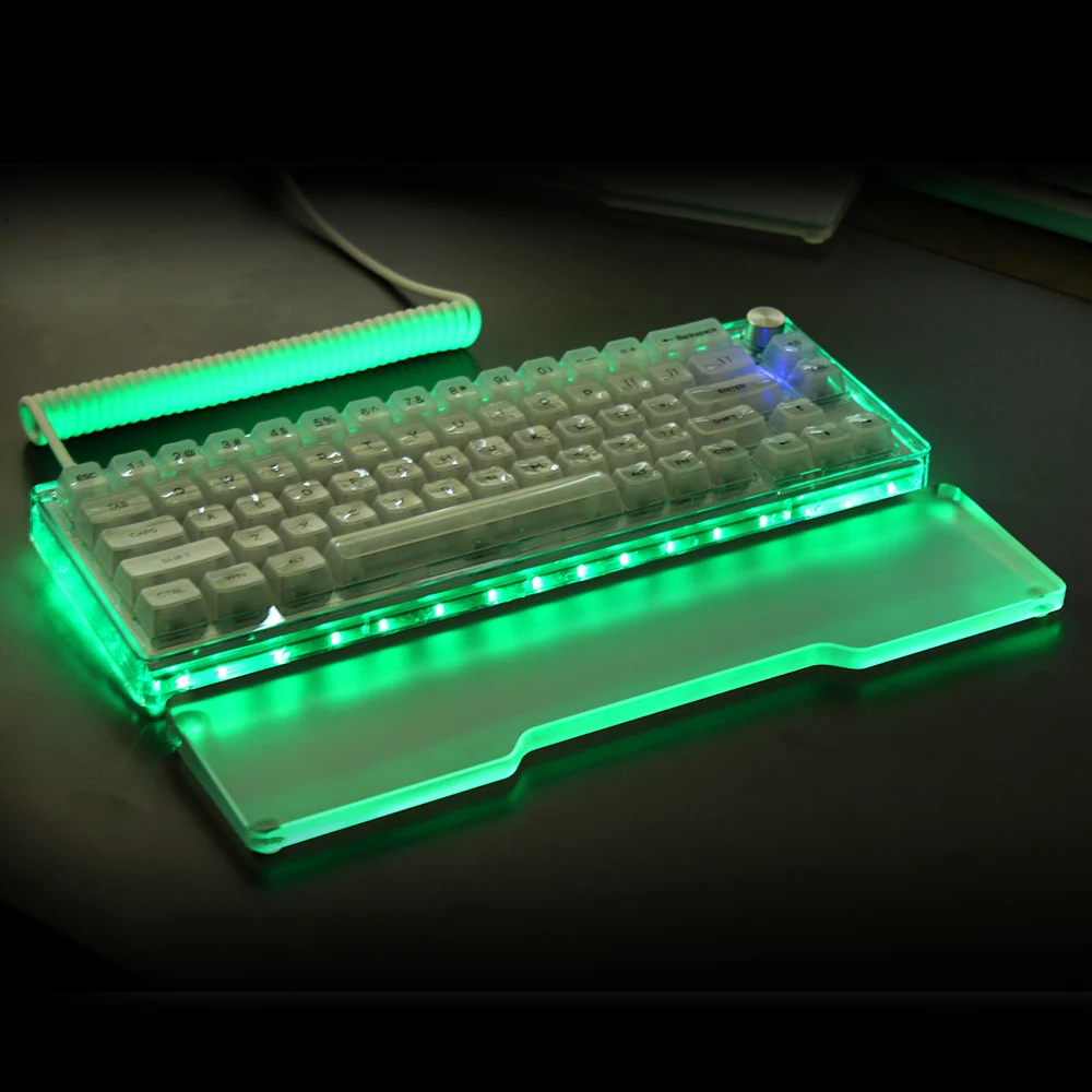 CustomizedFrostedSurfaceAcrylicHandWristRestPadForMechanical