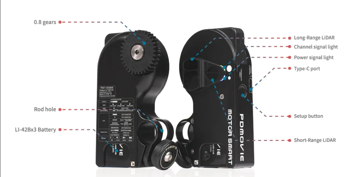 LIVE AIR 4 SMART LiDAR Focus Motor with Stronger Torque, Faster Speed, Long Batt