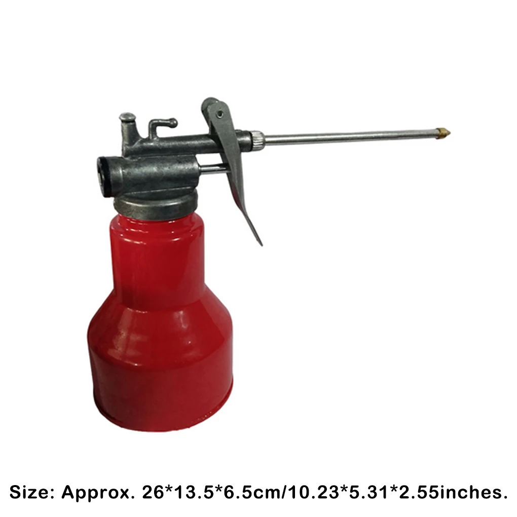 High Pressure Pump Workmanship Compact Size 250ML 400ML Firmness Multipurpose Motorcycle Repairing Metal Oiler Oil Bottle