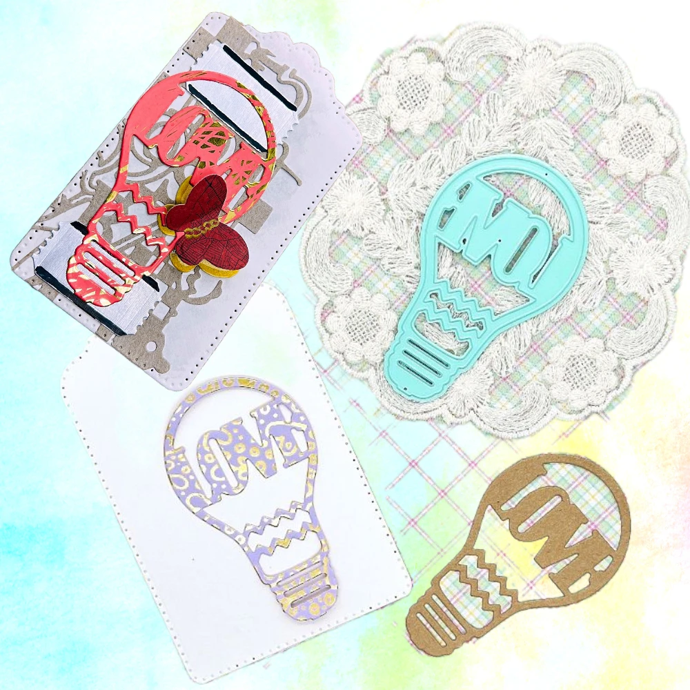 Ss Creatività Vintage Hollow Cutter Punch Stencil Acciaio Al Carbonio Die Per Lampadina Muore Cardmaking Scrapbooking Nuovo Arrivo 2022