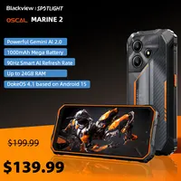 Blackview OSCAL MARINE 2  AI Smartphone Android 15, 6.56” HD+ Display, 24(8+16)GB 256GB, Rugged Smartphone Unlock, 11000mAhNFC