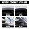 100/50ml Automotive Plastics Coating Agent Car Interior Plastics Parts Refurbishment Restorer with Sponge for Auto Cleaning 5