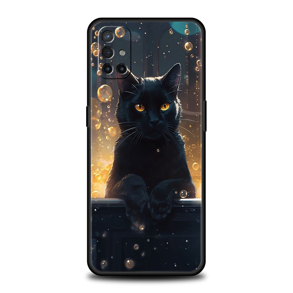 Cartoon Cat Silicone Phone Case - Stylish and Protective Cover Shell