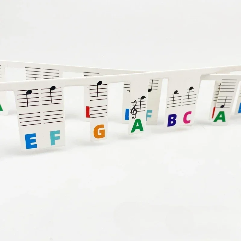 88 Key Piano Keyboard Stickers, Removable Keyboard Note Labels, Beginner Piano Note Learning Guide Accessories piano keyboard labels