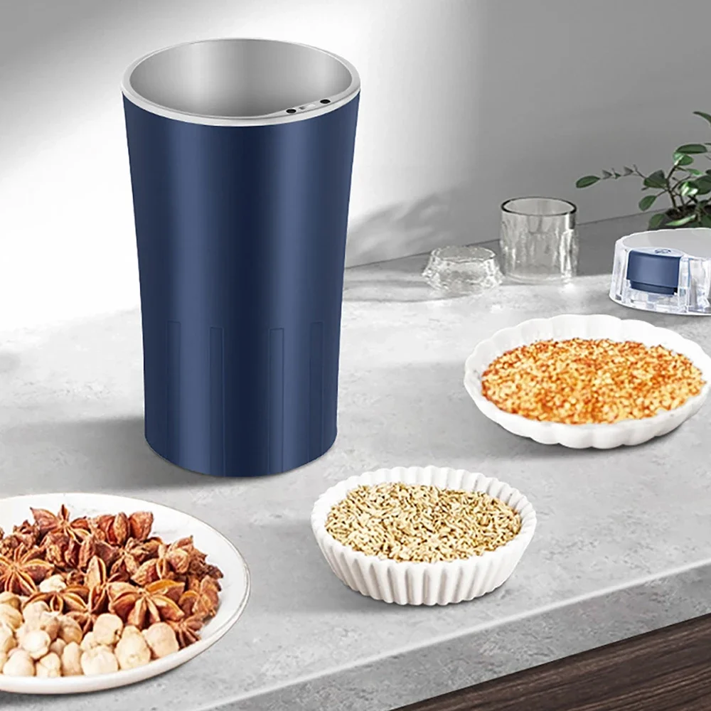 Electric Grain Grinder 8 Blades Coffee Beans Grinders 300W Stainless Steel Nuts Bean Grain Mill Herbs Grinding Machine 110V/220V 3