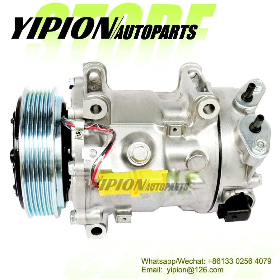 Compressore Ac Cond Aria Sd7C16 Per Peugeot 207 208 308 3008 508 5008 Citroen C3 C4 C5 9800839580 9819711680 9800840180 9822826880