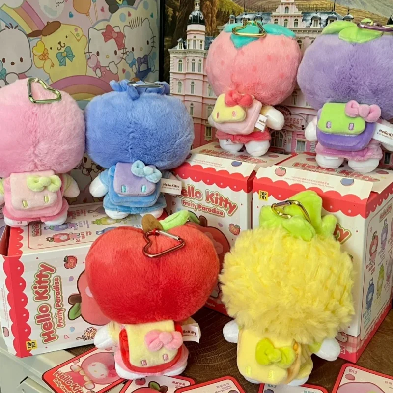 「ハローキティ フルーツパラダイス 」 ぬいぐるみストラップ ブラインドボックス ハローキティ フルーツパラダイス 」 ぬいぐるみストラップ ブラインド