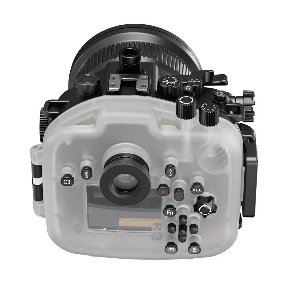 Seafrogs 40M/130FT Underwater Camera Housing Diving Case For Sony A7R III PRO Wi