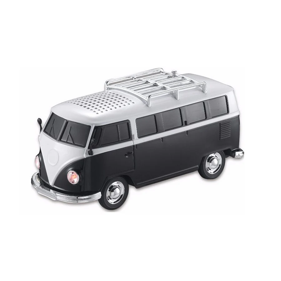 

Цветной мини Bluetooth-динамик в форме автомобиля, мини-динамик с поддержкой Fm + U-диска, вставка для карты, мини-динамик, mp3-плеер