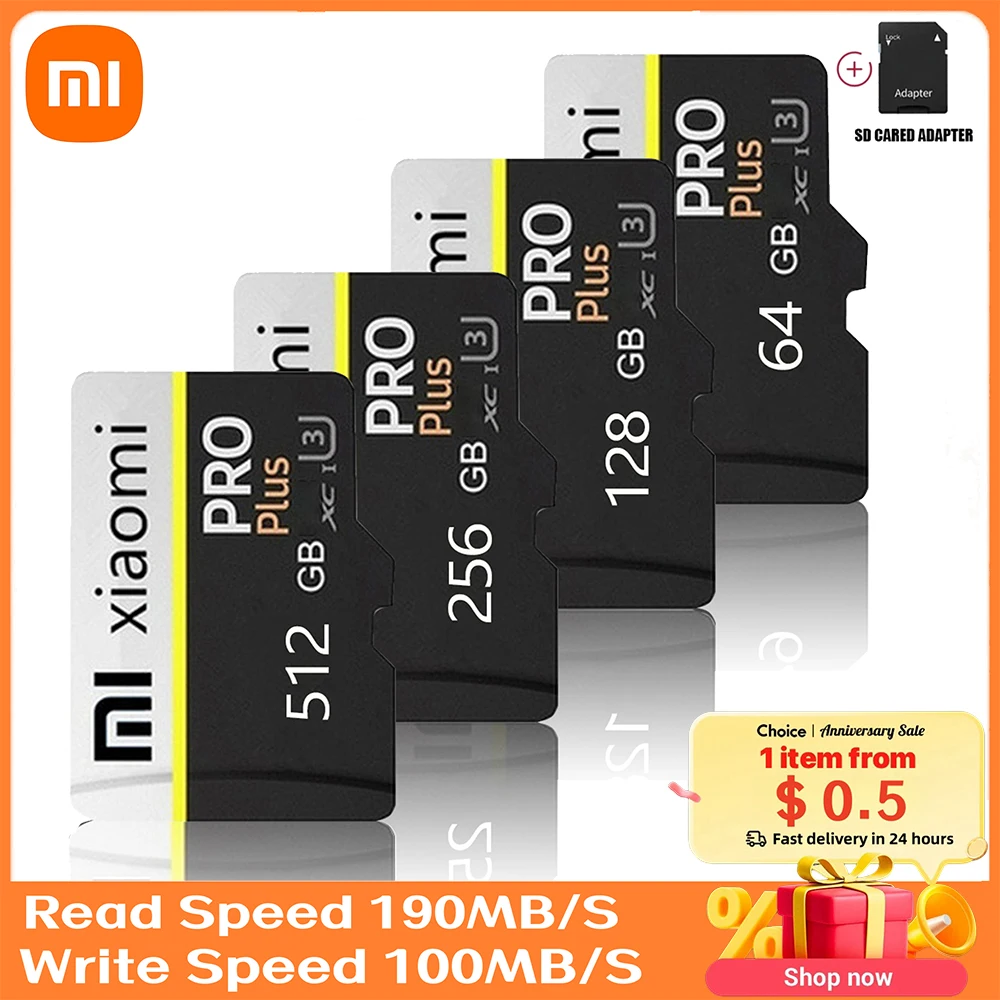 Xiaomi Micro Memory Sd Card 128Gb 64Gb 256 Gb Sd Card Sd/Tf Flash Card 64 128 256 Gb 1Tb Scheda Di Memoria Per Fotocamera Del Telefono