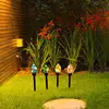 Solar Pathway Lights Outdoor 4X Christmas Outdoor Pathway Driveway Light 8 Lighting Modes Ambient Light Waterproof Decor for 6
