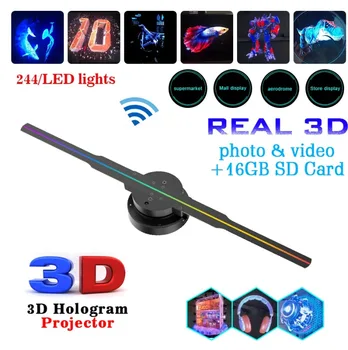42cm 3D Holographic Fan – High-Resolution LED Display for Advertising & Projection 1