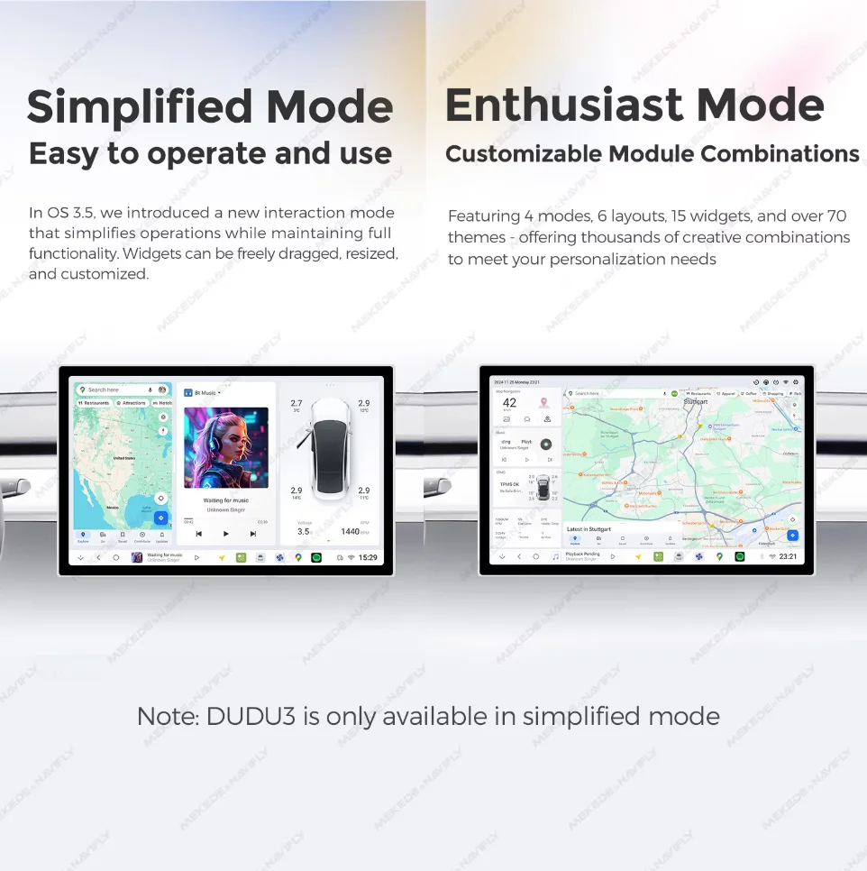 DUDUAUTO EU Stock DUDU3 DUDU7 Unidad Principal Universal con Pantalla 2K, Radio Estéreo Android para Auto, Reproductor Multimedia, Carplay Inalámbrico, Android DSP, BT, para BENZ, BMW, Audi, VW, SEAT, Toyota, Fiat, Skoda, Renault, Peugeot, 8 Núcleos A7870 AKM7739, Unidad Principal Universal 3