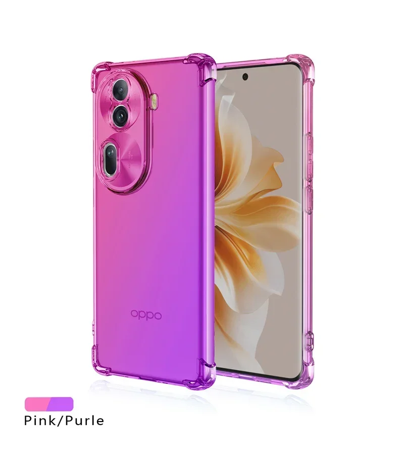 Gradient Shockproof TPU Phone Case - Protective Cover  Coque Shell