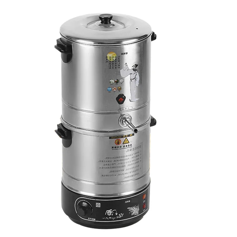 15L Constant Temperature Fermented White Wine Beer Electric Brewing Machine 220V Household Automatic Brewing Machine 2500W 4