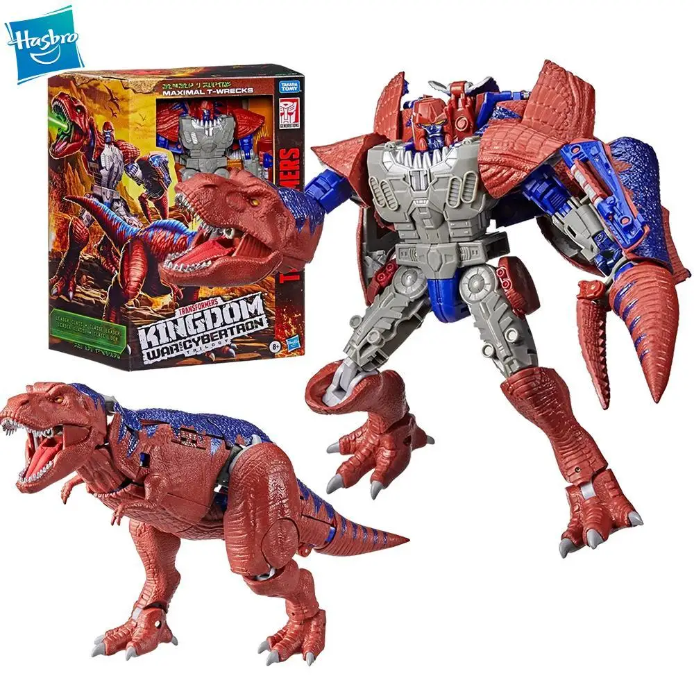 

Original Hasbro Transformers Kingdom Leader Wfc-K37 Maximum T-Wrecks Action Figure Model Gift Collection