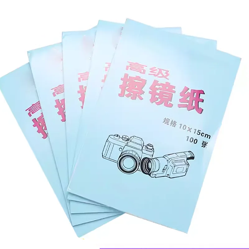 실험실 고급 렌즈 청소 종이, 광학 현미경 SLR 카메라 안경, 휴대폰 화면 청소 종이