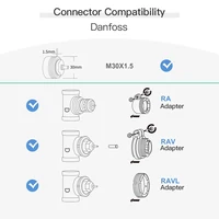 Tuya ZigBee Radiator Actuator Valve Smart Thermostatic Valve TRV with Internal Temperature Sensor For Tuya Smart Alexa Control - Image 2