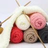 100g Pure Colour Lover Yarn Soft Milk Cotton Yarn Woolen Yarn 8 ply Thread for Knitting Scarf Wool Handmade DIY Scarves Gift 4