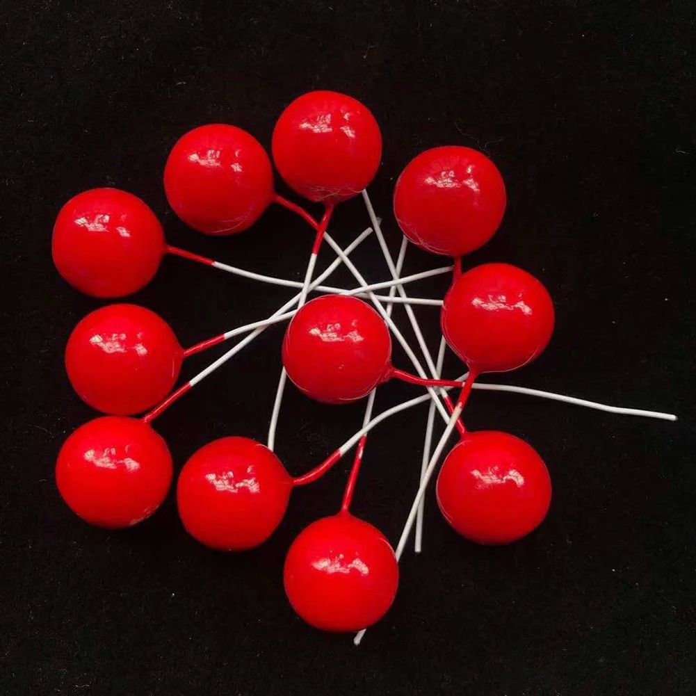20 stücke Ball Für Kuchen Topper Geburtstag Neue 2/2,5/3/4 cm Weiß/gelb/schwarz/lila/rot Kuchen Topper Cupcake Topper Für Kuchen Dekor – Detail 6
