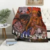 Anime Hellsing Microfiber Bedding Fluffy Soft Blankets & Throws Nap Blanket Sofa Winter Knee Warm Fleece Decorative Luxury Thick 1