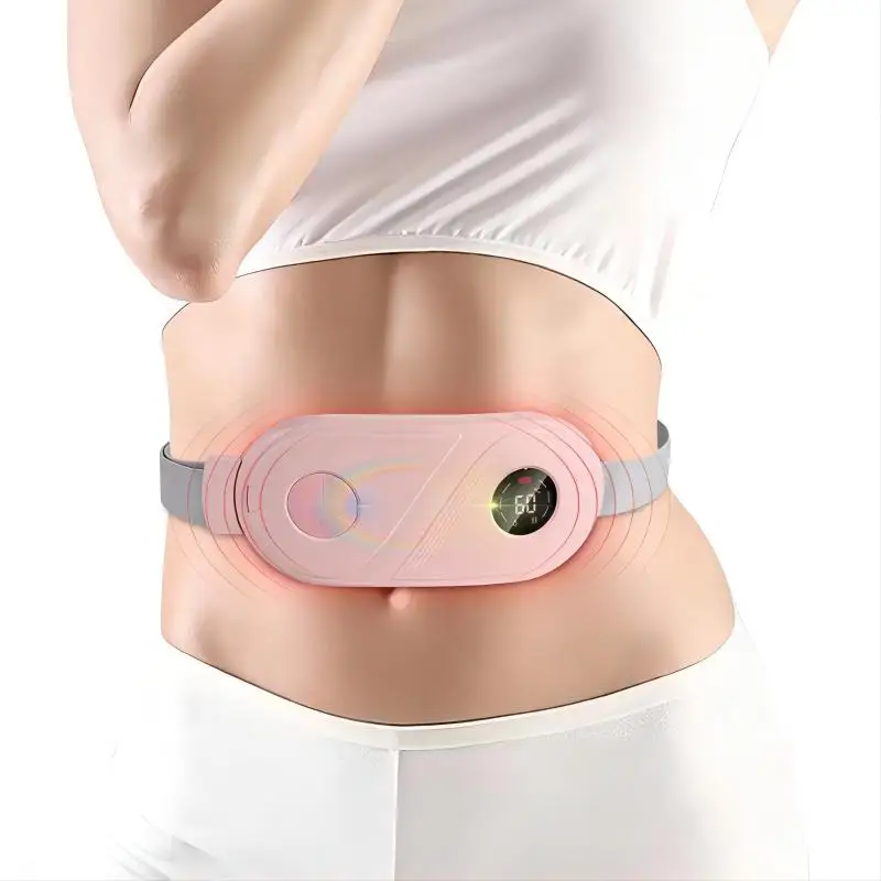 

Portable Menstrual Heating Pad Abdominal Massager Cordless Warm Palace Waist Belt Device for Women Period Cramps Pain Relief