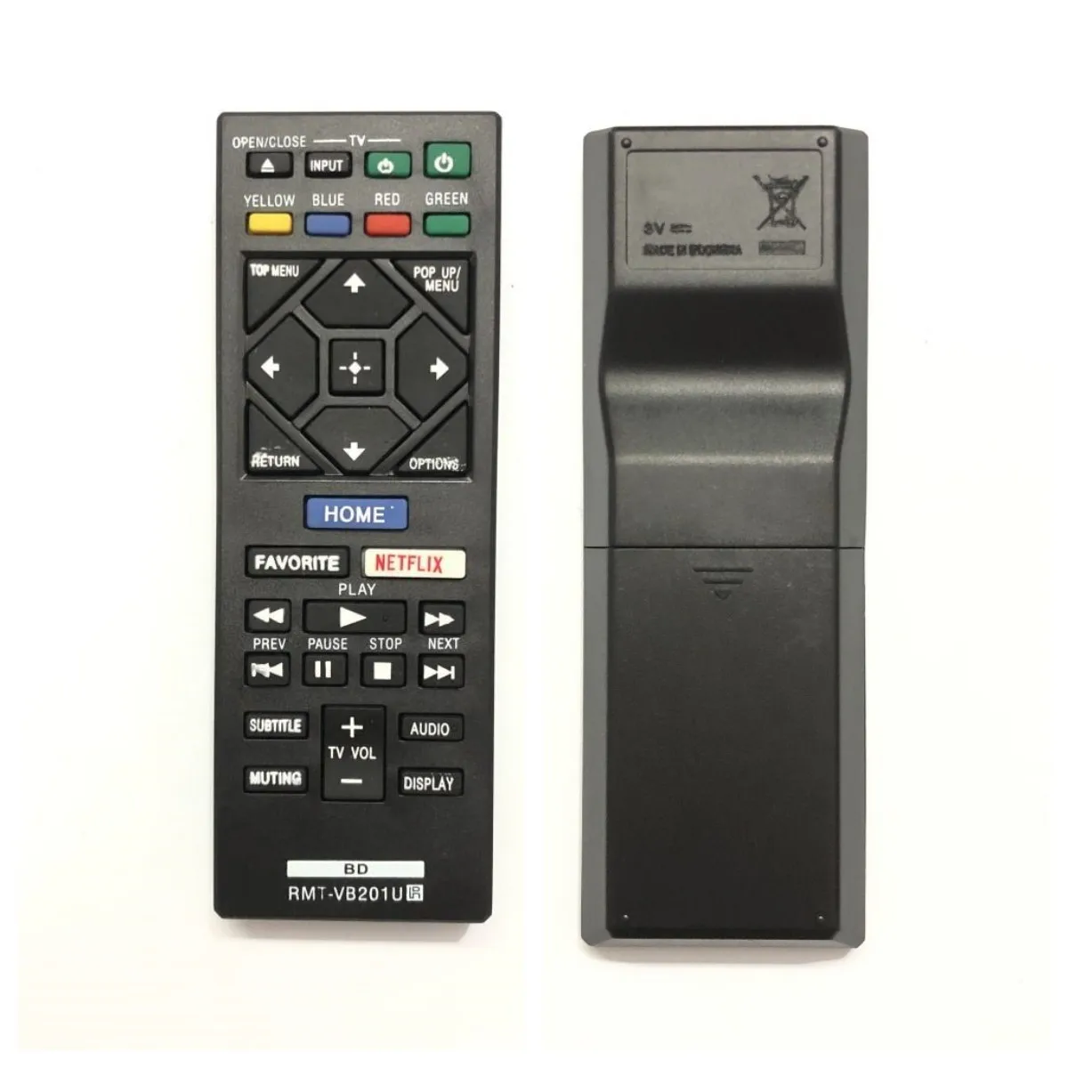 Telecomando Adatto Per Lettore Dvd Sony Blu Ray Bdp-S3700 Bdp-Bx370 Bdp-S1700 Ubp-X700 Bdps3700 Bdpbx370 Bdps1700 Ubpx700