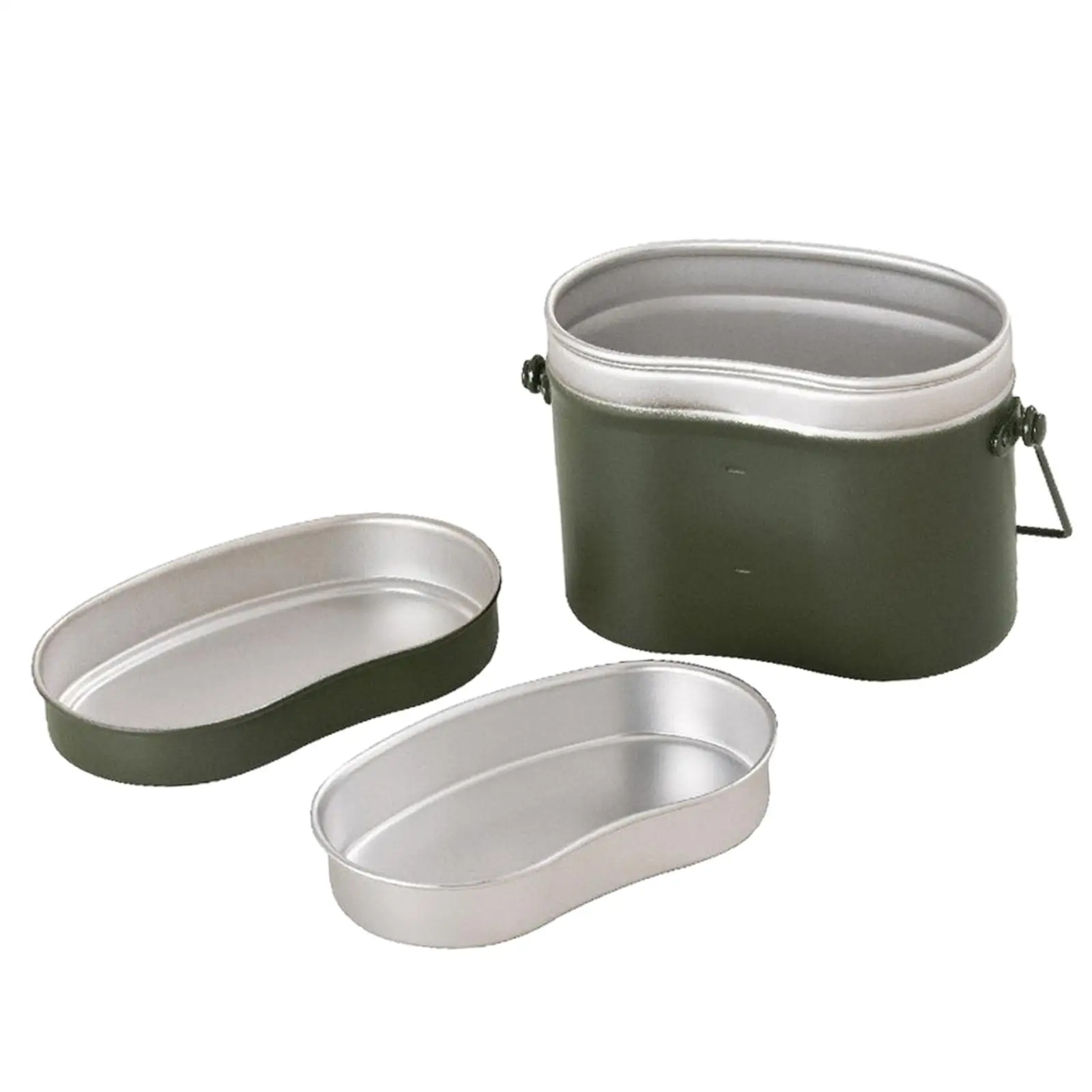 Lunch Box Aluminum Mess Tin Portable Cookware for Camping Backpacking Hiking