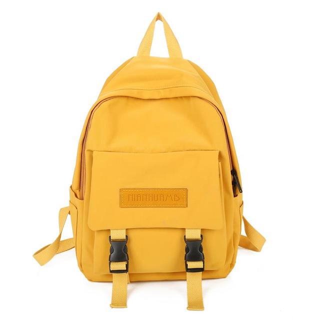 Trend Female Backpack Casual Classical Women Backpack Fashion Women Shoulder Bag Solid Color School Bag For Teenage Girl