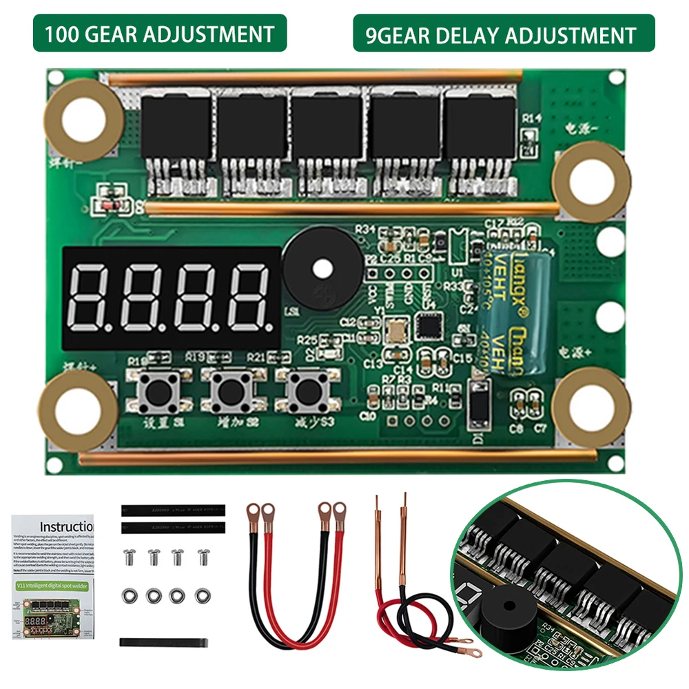 100 Gear Spot Welder 1015v Spot Welder Control Board Kit 100300a