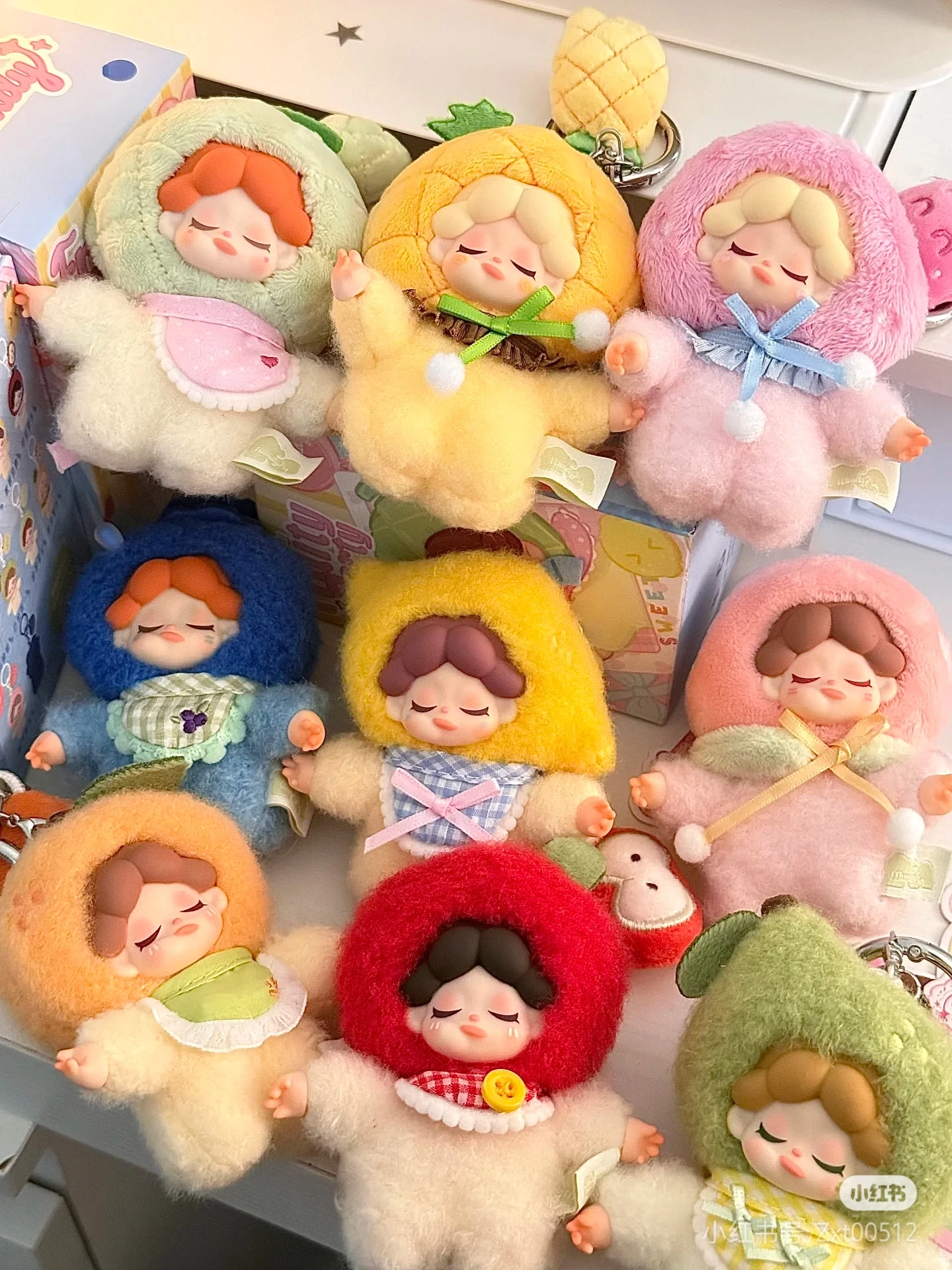 新しいウェンディフルーティーパーティーシリーズミニぬいぐるみ