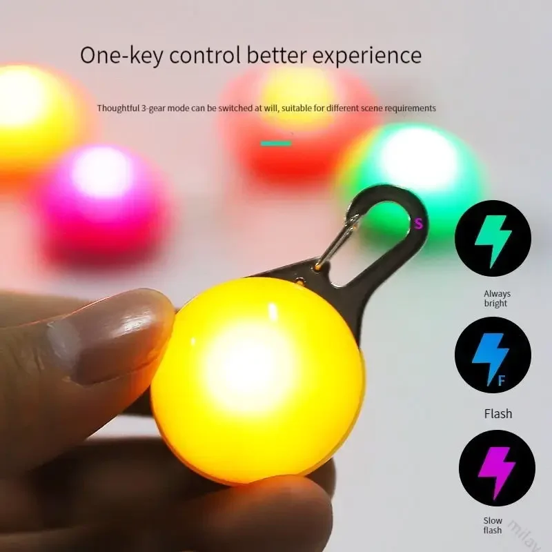 1PC LED Luminous Dog Cat Collar Glowing Pendant Flash Lights Pet Leads Accessories Night Walking Pet Collar Supplies Accessorie dog collar pet collar