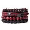 Conjunto de Pulsera de Labradorita Natural, Hematita Real, Limpieza de Energía