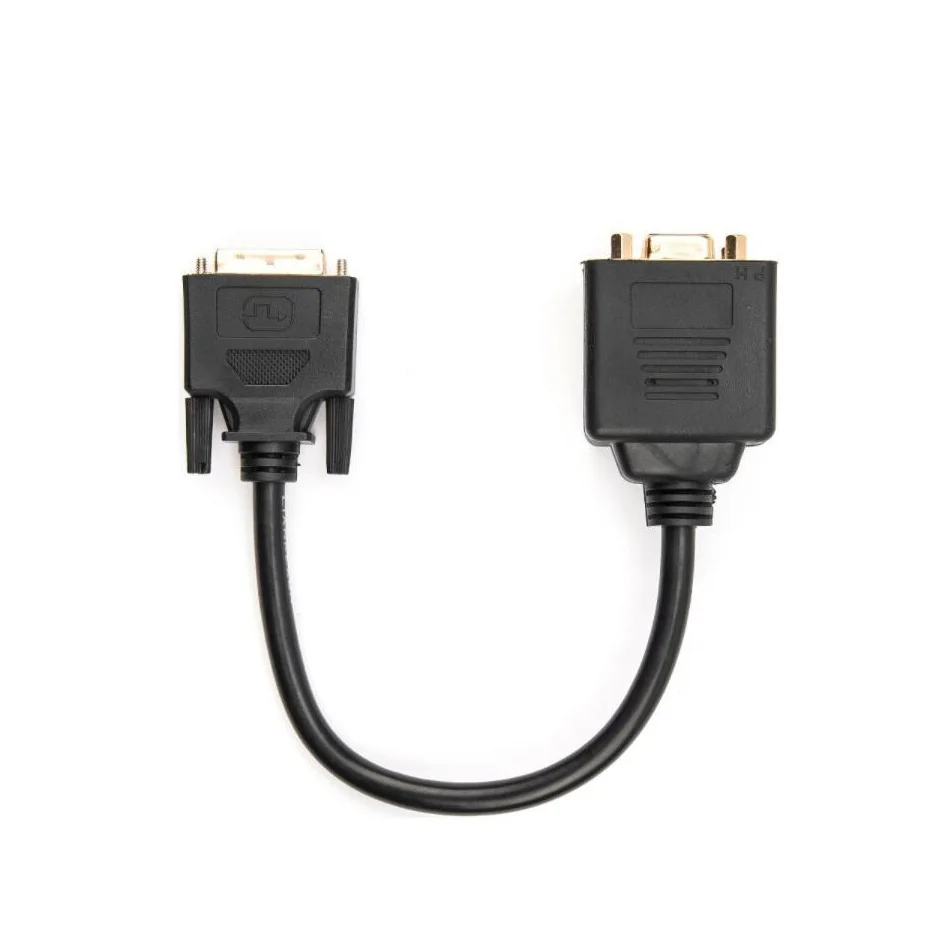 DVI to VGA Splitter cable dvi to vga converter dvi splitter Passive Analog DVI-I to Dual VGA splitter adapter cable DVI-I signal on two monitors