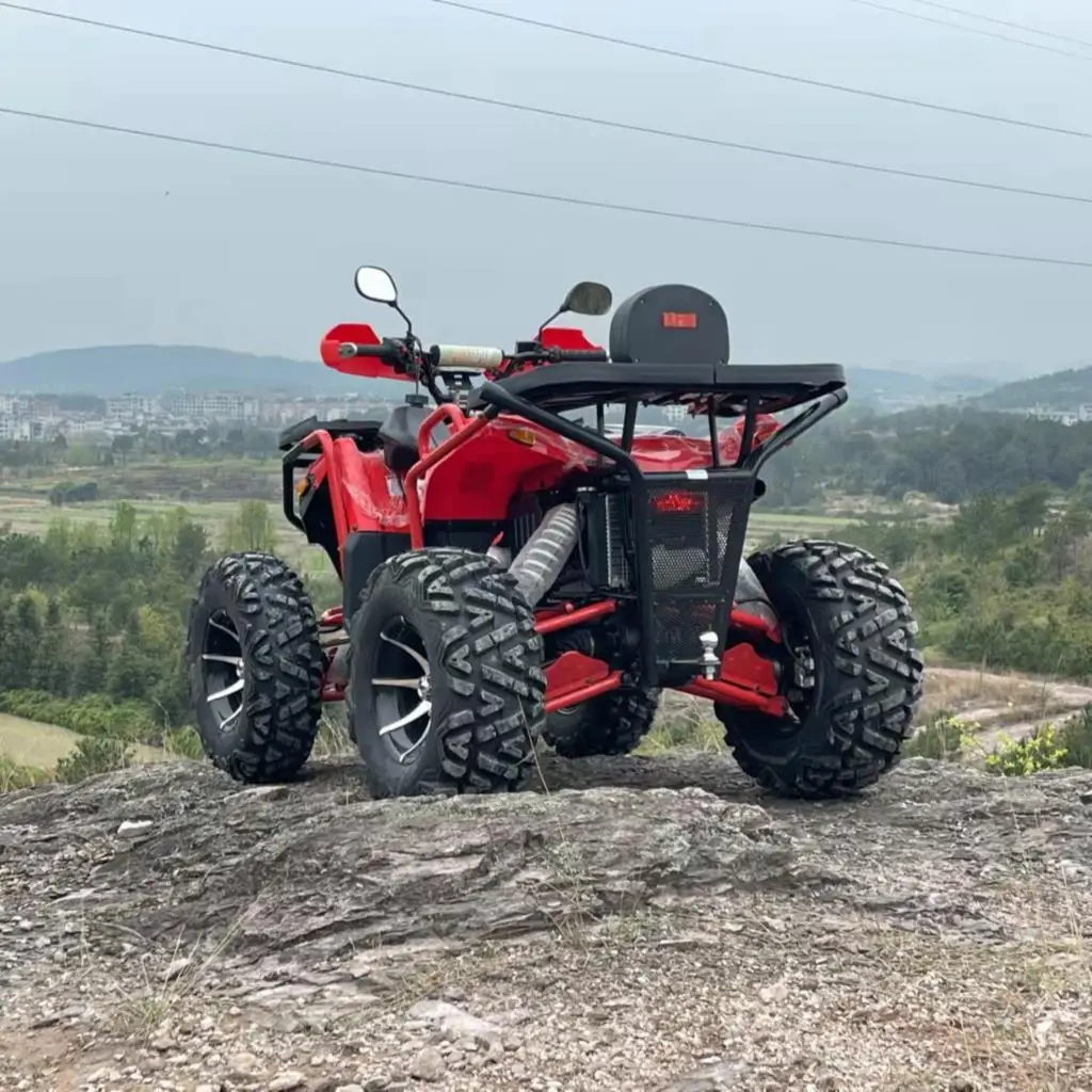 350Cc 4*4 Atv 12 Pollici All Terrain Buggy Mountain Bike Atv A Quattro Ruote Atv Moto Adulto Quad Bike