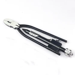 Jeu de pinces à torsion de fil de sécurité pour avion de 9 pouces, outil de torsion de verrouillage avec un retour à ressort, outils à mâchoires robustes 1 pièce 