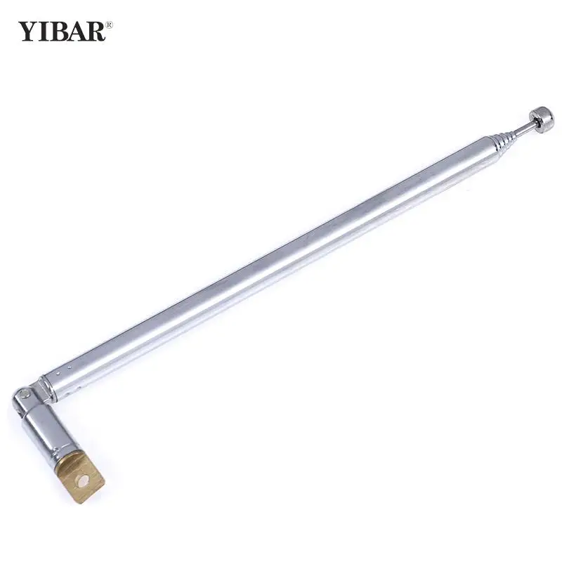 

7 Sections Telescopic Antenna Aerial for Radio TV silver Expanded total length 765MM new