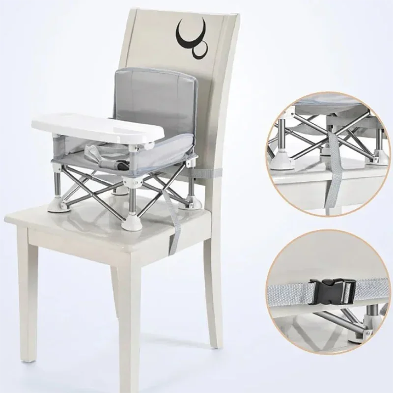 Baby Dining Chair Foldable Portable Baby Chair Dinner Table and Chairs Children Folding Dining Feeding