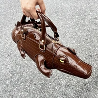 Purses and handbag luxury Designer Women's bag Purse pu leather high quality handmade handbags funny Shape Shoulder bag - Image 4