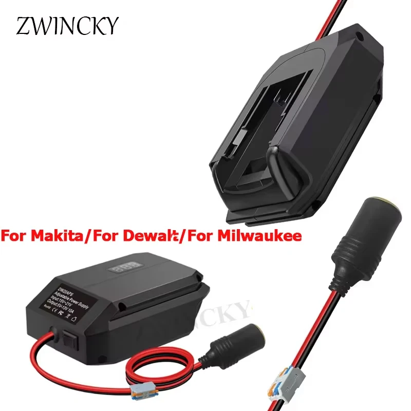 18V to 12V Step-Down Converter with Cigarette Lighter Socket product image