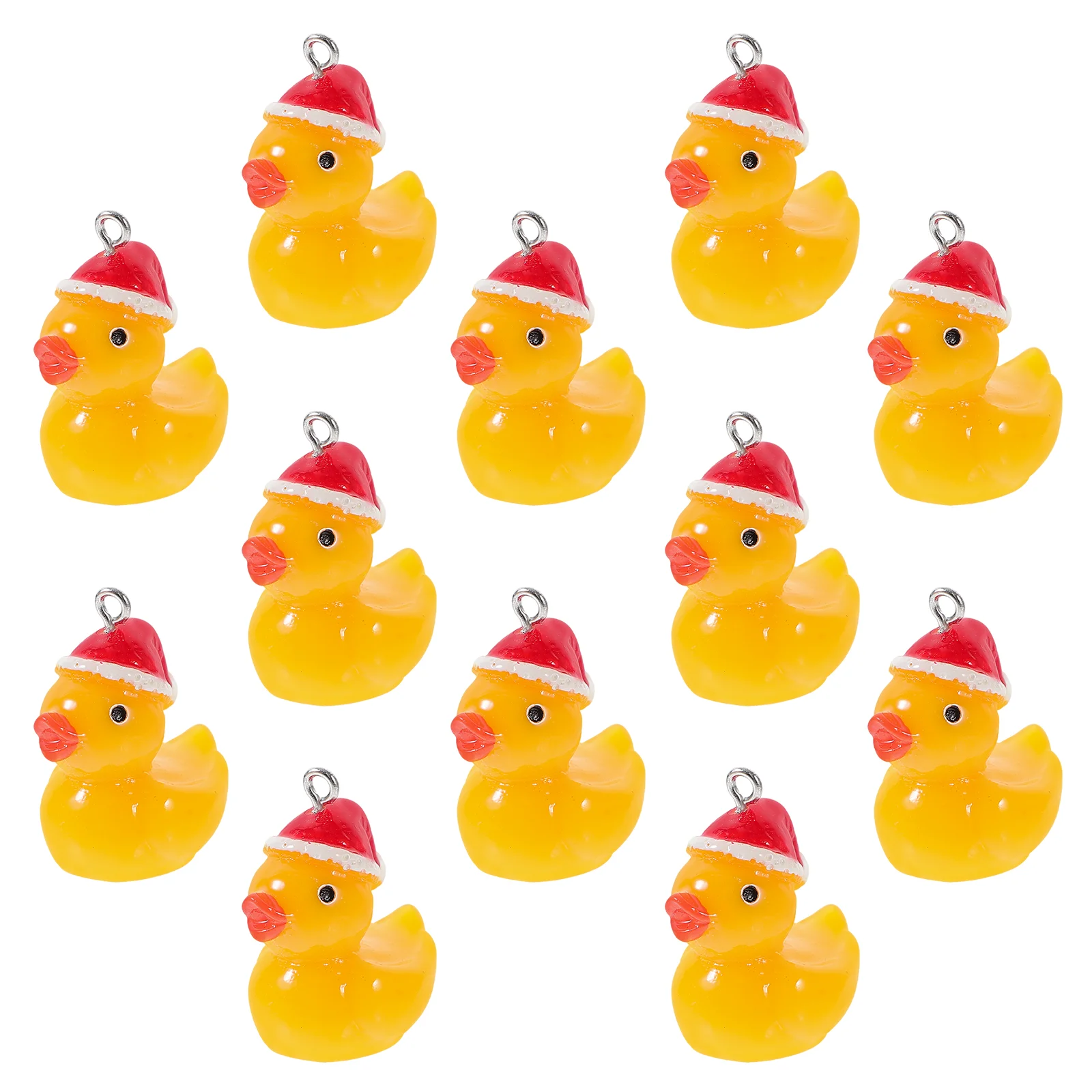 

20 Pcs Charms for Crafts DIY Fish Ornaments Key Holder Cute Delicate Jewelry Making Resin Christmas Pendant Earring