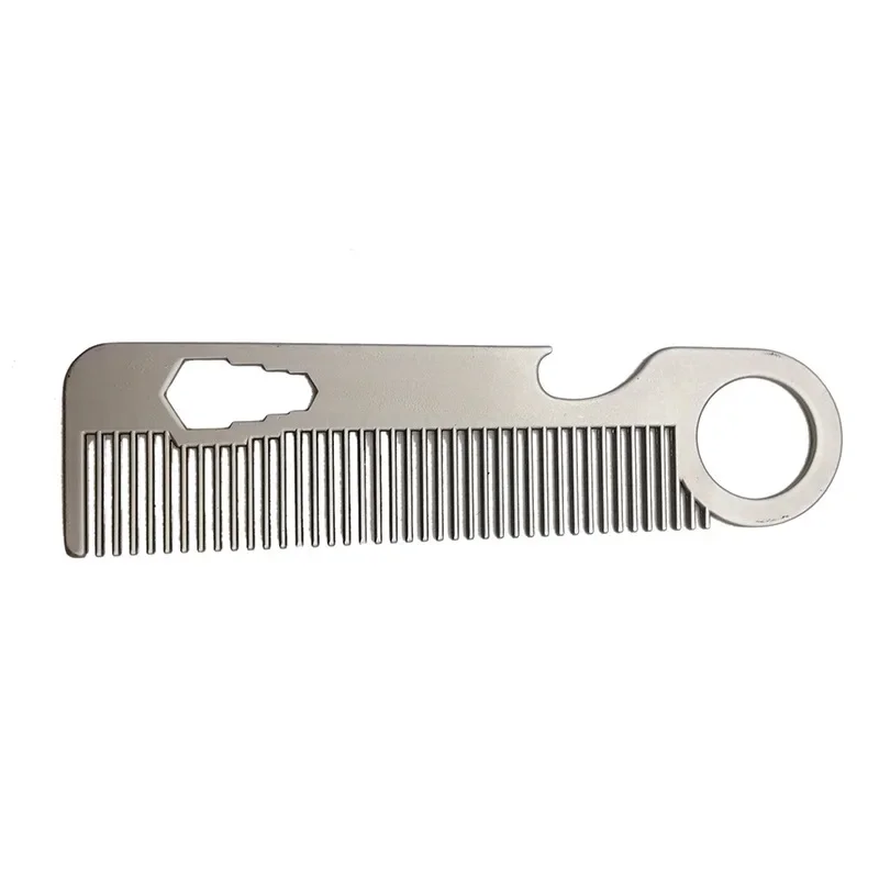Stainless Steel Portable Beard & Hair Styling Comb