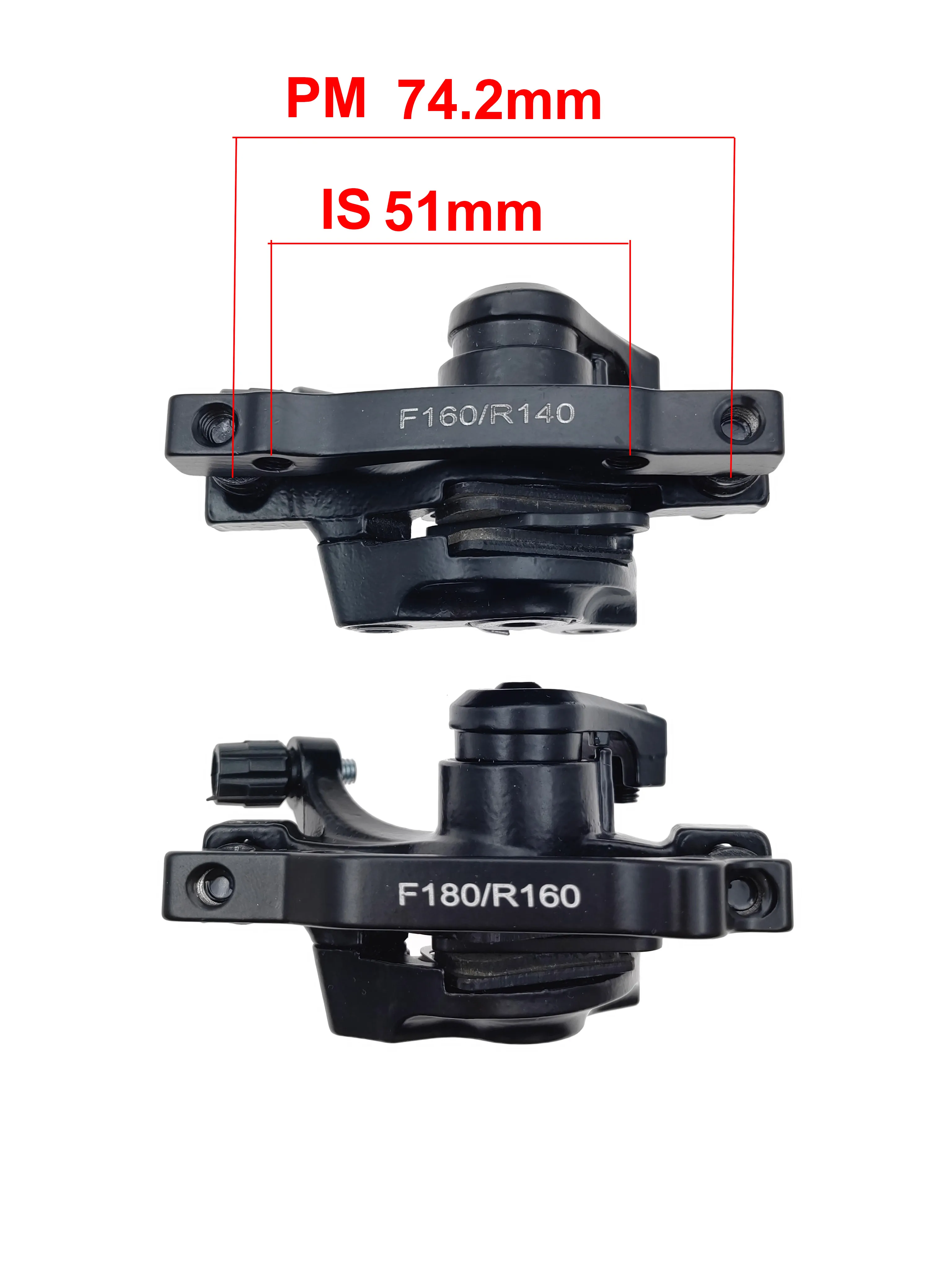 Scooter Disc Brake Kugoo M4 M5 G2 PRO 140mm 160mm Right Side Mechanical Caliper for NUTT Langfeite L8 mountain bicycle disc brake bicycle disc brake mountain bike disc brake