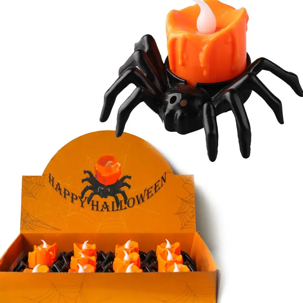 

Halloween Festival Atmosphere Creative Halloween Spider Candlestick Ornaments