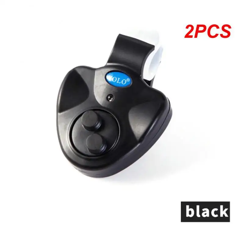 

2PCS Electronic Fishing Bite Alarm with Sound LED Lights Indicator Fish Bite Alarms LED Light Fishing Tackle Tools Accessories