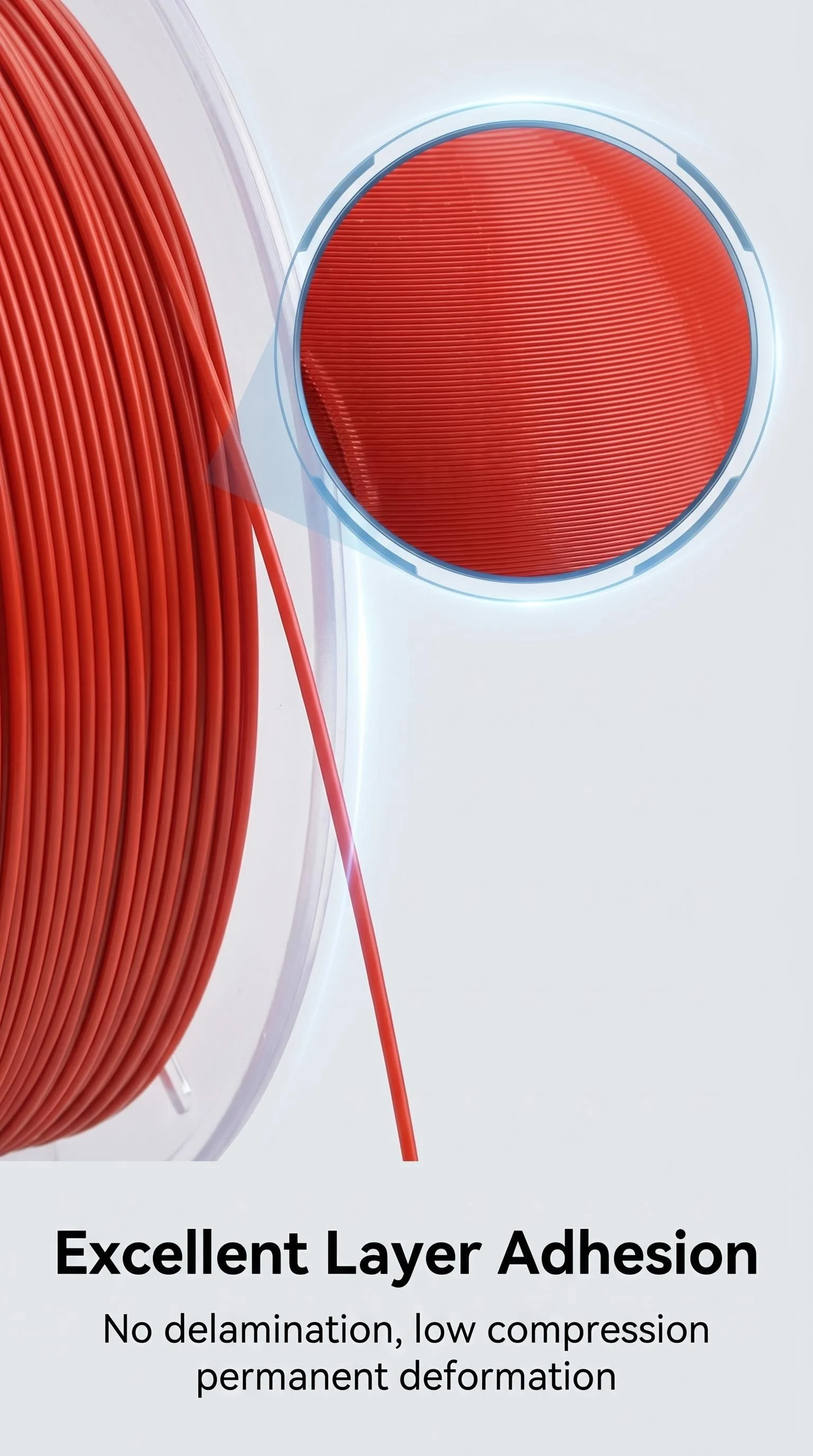 3D 프린터 필라멘트 TPU 64D 1.75mm 고경도 유연 필라멘트 고강도 내마모성 TPU 64D (마모 부품용)