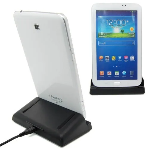 Power Adapter Power Charger Micro USB Charging Dock Charger Cradle Station Stand + Cable For Samsung Galaxy Tab 4 3 7.0 8.0 10.1 Note 8.0 Tab S Tablet