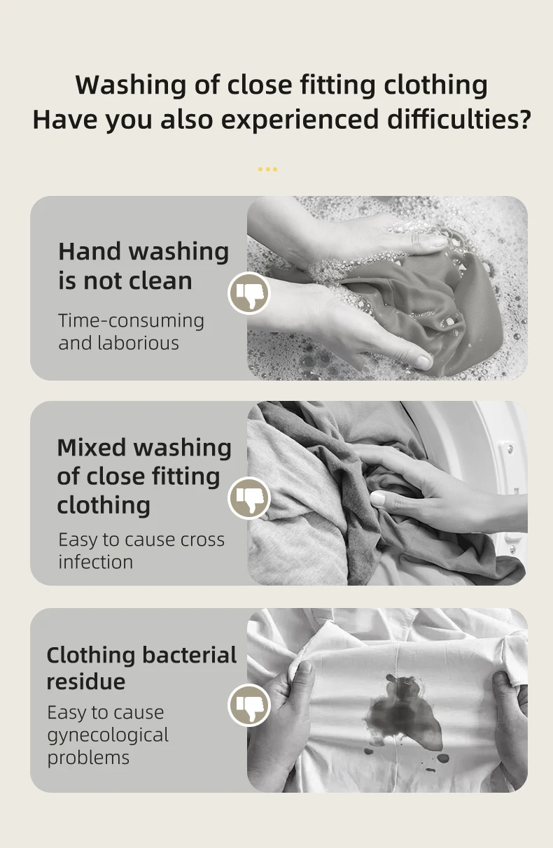 Description Picture 3 of itemMini laundry cup small portable underwear washing machine for mother and baby underwear, no installation required