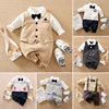 Newborn Clothing Handsome Gentleman Style Cotton Comfortable Soft Boys And Girls 0-18 SpringAndAutumn Long Sleeved Baby Bodysuit